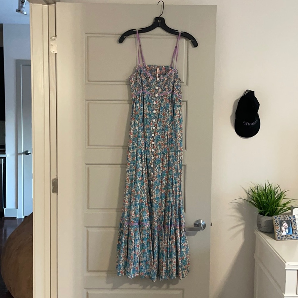 Free People Floral Maxi Dress